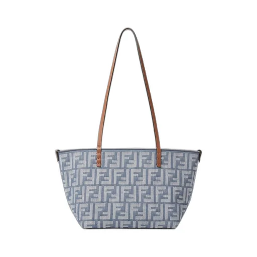Roll Ff Jacquard Small Tote Bag
