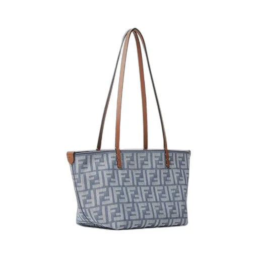 Roll Ff Jacquard Small Tote Bag