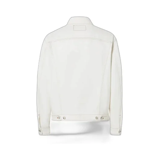 Logo Patch Oversized Jeans Jacket