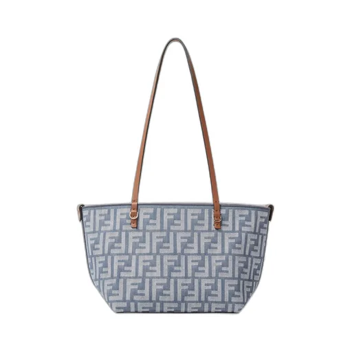 Roll Ff Jacquard Small Tote Bag