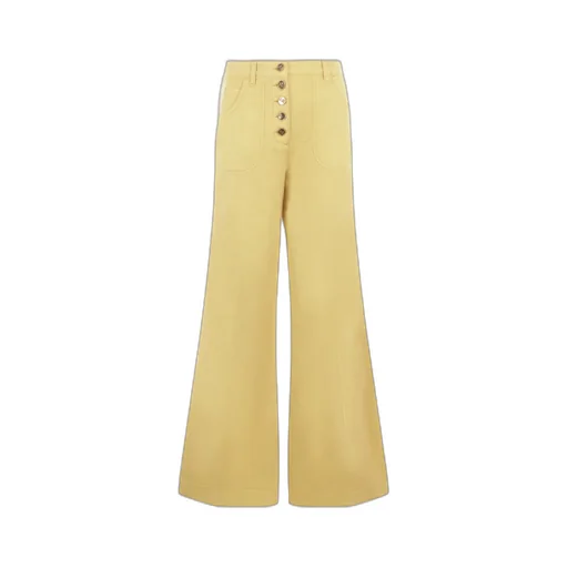 Pegaso Embroidered Flared Trousers