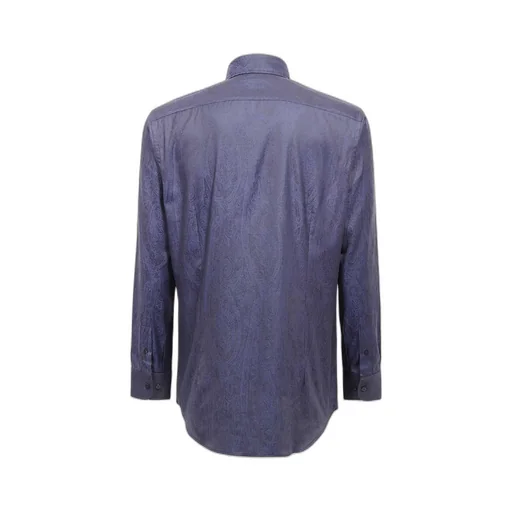 Paisley-Jacquard Buttoned Shirt