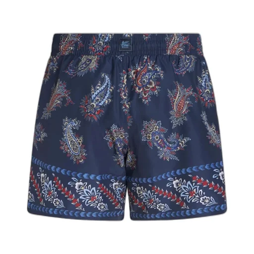 Paisley-Print Swim Shorts