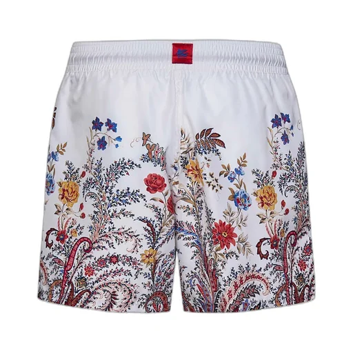 Floral Printed Drawstring Swim Shorts