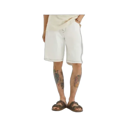 White Denim Shorts