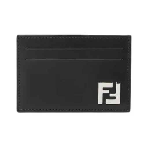 Black Leather Card Holder