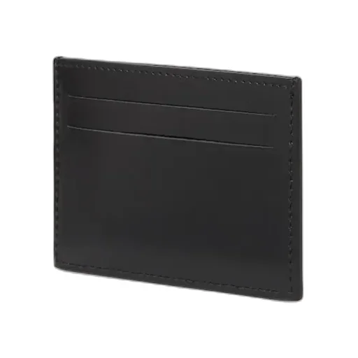 Black Leather Card Holder