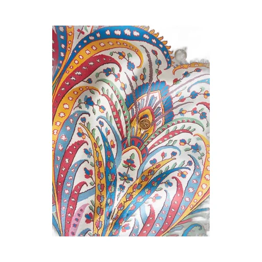 Paisley-Printed Short-Sleeved Shirt