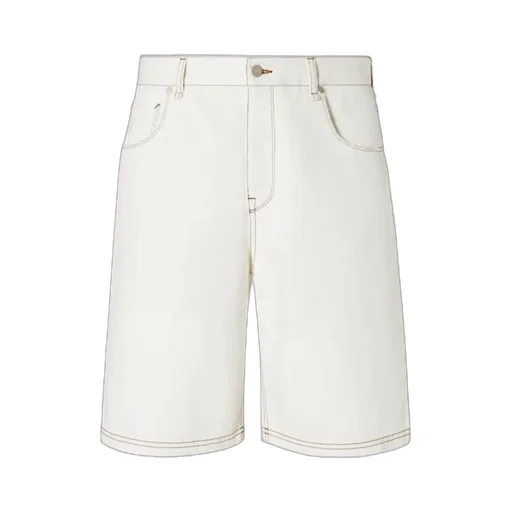 White Denim Shorts