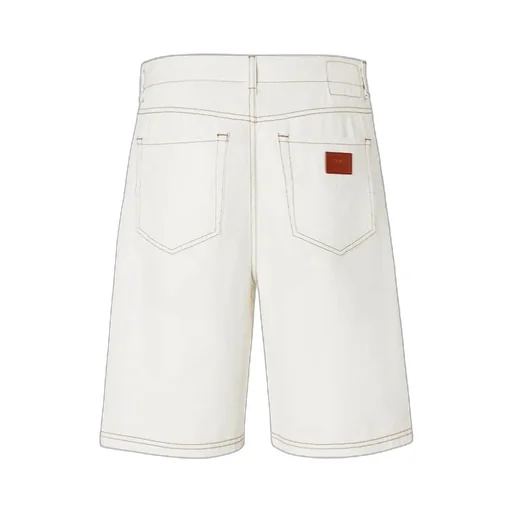 White Denim Shorts