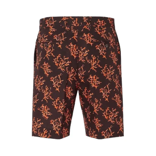 Brown Linen Shorts