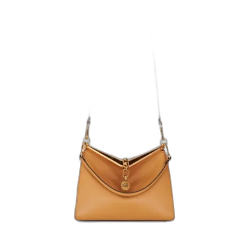 Log Charm Medium Vela Shoulder Bag
