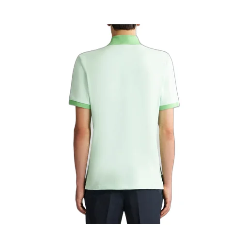 Logo Embroidered Short Sleeved Polo Shirt