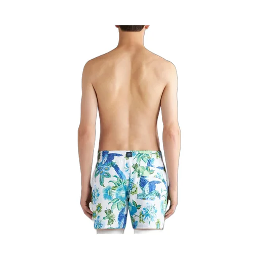 Floral-Printed Drawstring Swim Shorts