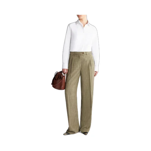 High-Waist Tailored Trousers