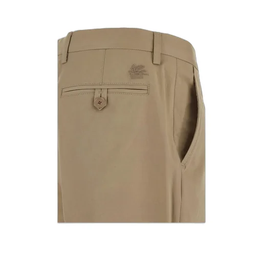 Mid-Waisted Tapered Trousers