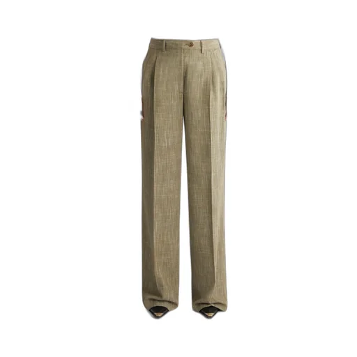 High-Waist Tailored Trousers