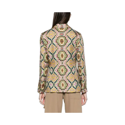 Single Breasted Printed Blazer