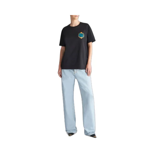 Pegaso Embroidered Crewneck T-Shirt