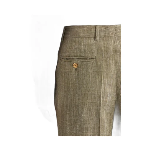 High-Waist Tailored Trousers