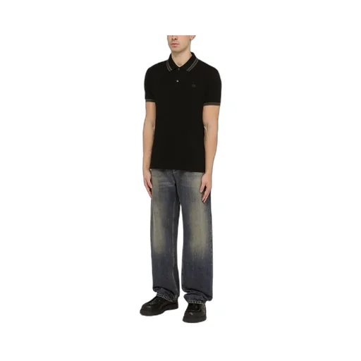 Logo-Embroidered Mid-Rise Wide-Leg Jeans