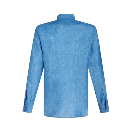 Pegaso-Embroidered Long-Sleeved Shirt