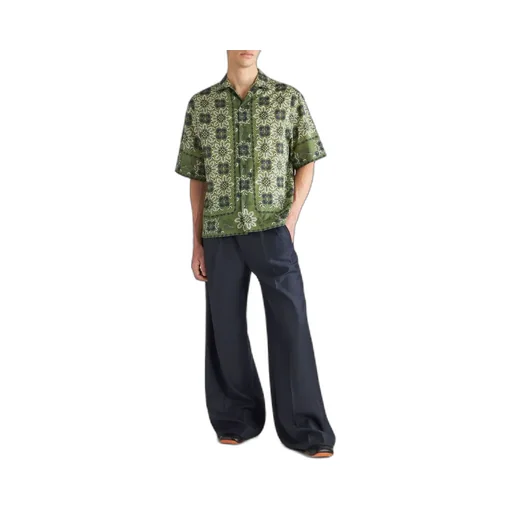 Floral-Printed Short-Sleeved Shirt