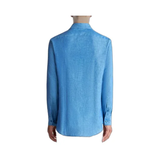 Pegaso-Embroidered Long-Sleeved Shirt