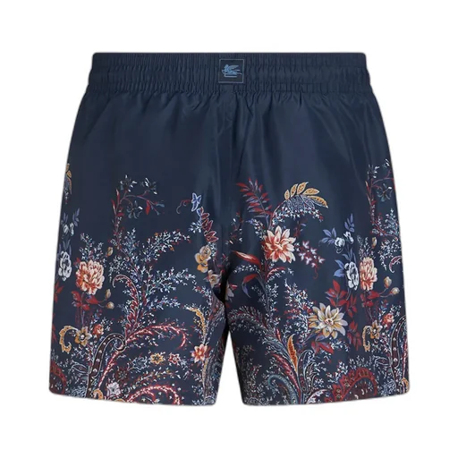 Floral Printed Drawstring Swim Shorts