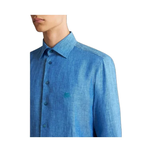 Pegaso-Embroidered Long-Sleeved Shirt