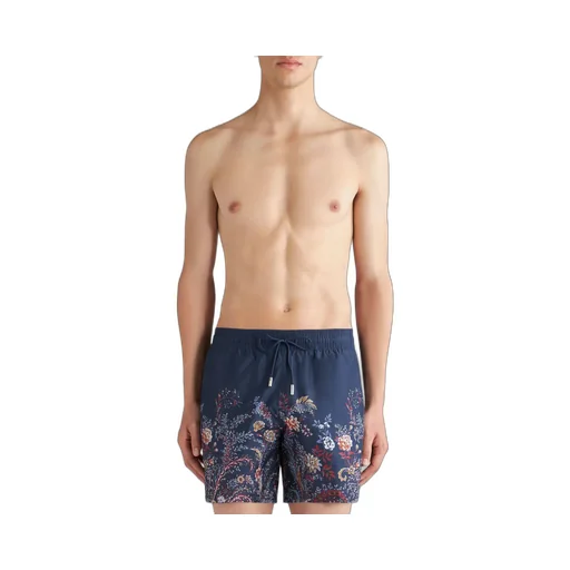 Floral Printed Drawstring Swim Shorts