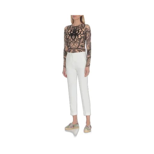 Tailored Cady Cigarette Trousers