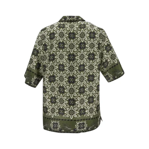 Floral Printed Short-Sleeved Shirt