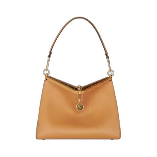 Log Charm Medium Vela Shoulder Bag
