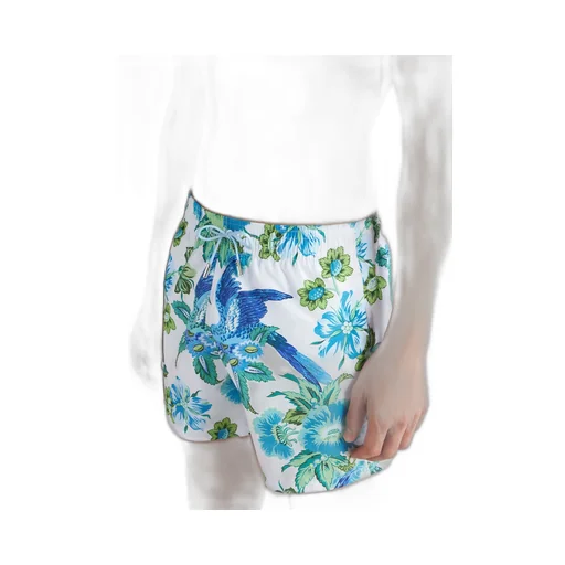 Floral-Printed Drawstring Swim Shorts