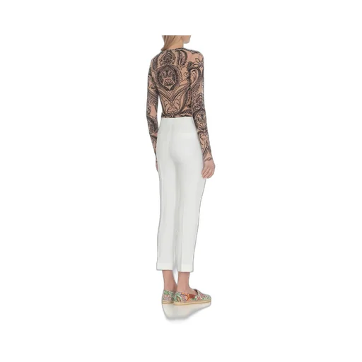 Tailored Cady Cigarette Trousers