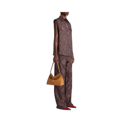 Log Charm Medium Vela Shoulder Bag