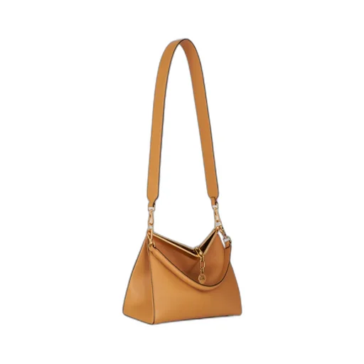 Log Charm Medium Vela Shoulder Bag