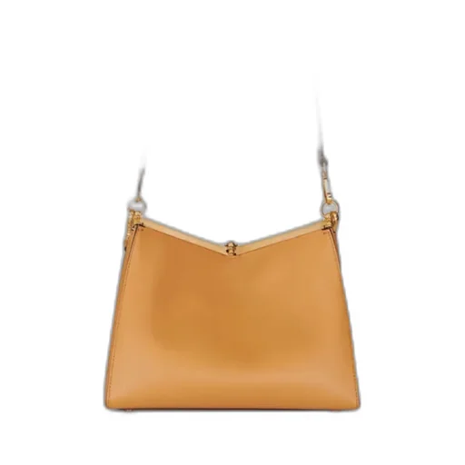 Log Charm Medium Vela Shoulder Bag