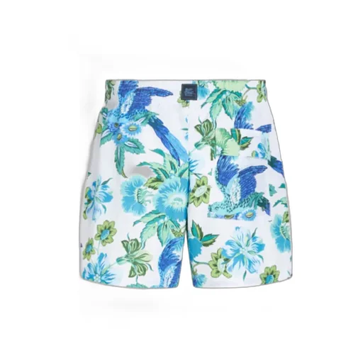 Floral-Printed Drawstring Swim Shorts