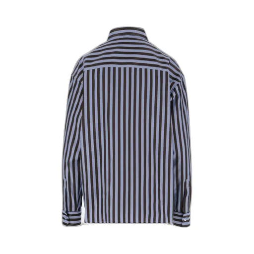 Striped Button-Up Shirt