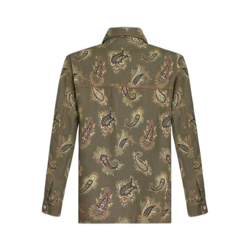 Paisley Denim Overshirt