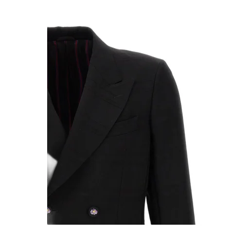 Double-Breasted Tailored Blazer