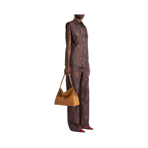 Large Vela Clasp Fastened Shoulder Bag