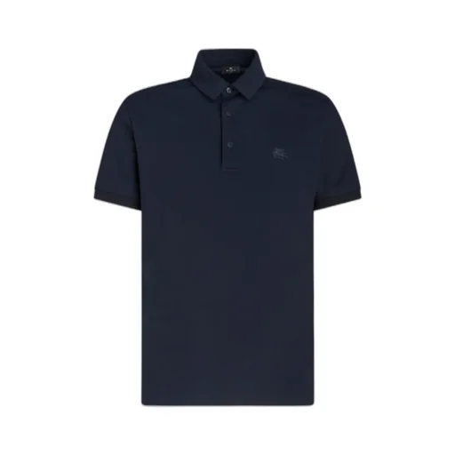 Logo Embroidered Short Sleeved Polo Shirt