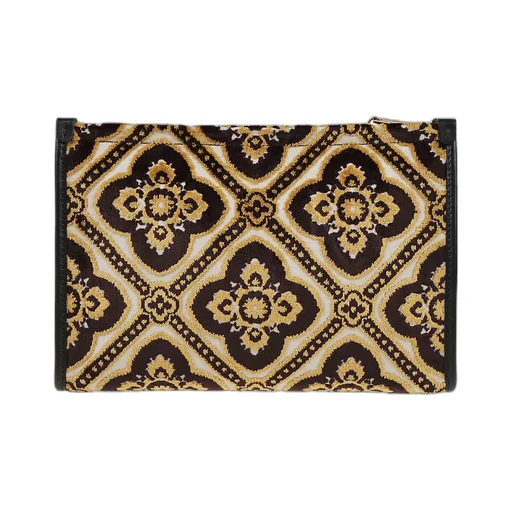 Pegaso Embroidered Zipped Makeup Bag