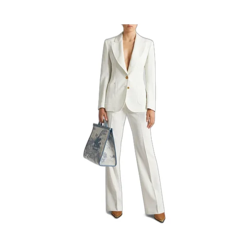 Slub Fabric Trousers