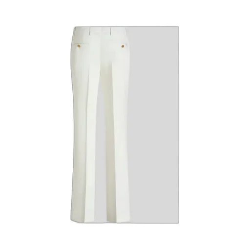 Slub Fabric Trousers