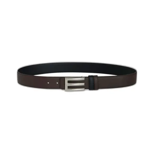Logo Plaque Reversible Belt
