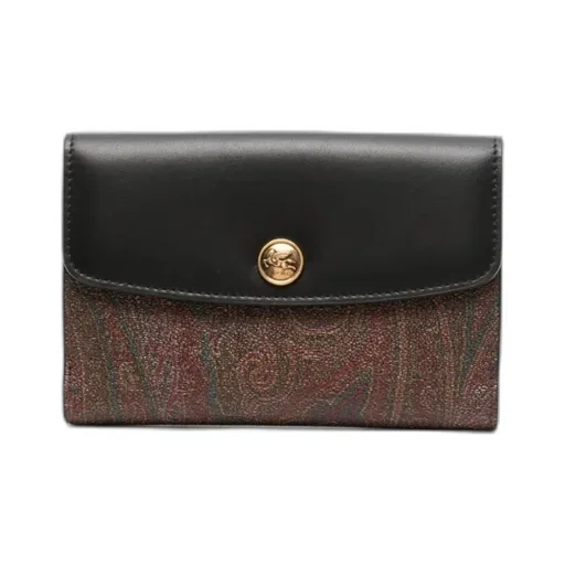 Essential Paisley Printed Foldover Wallet